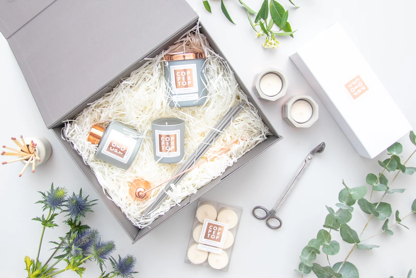Large Aromatherapy Candle & Room Diffuser Gift Set