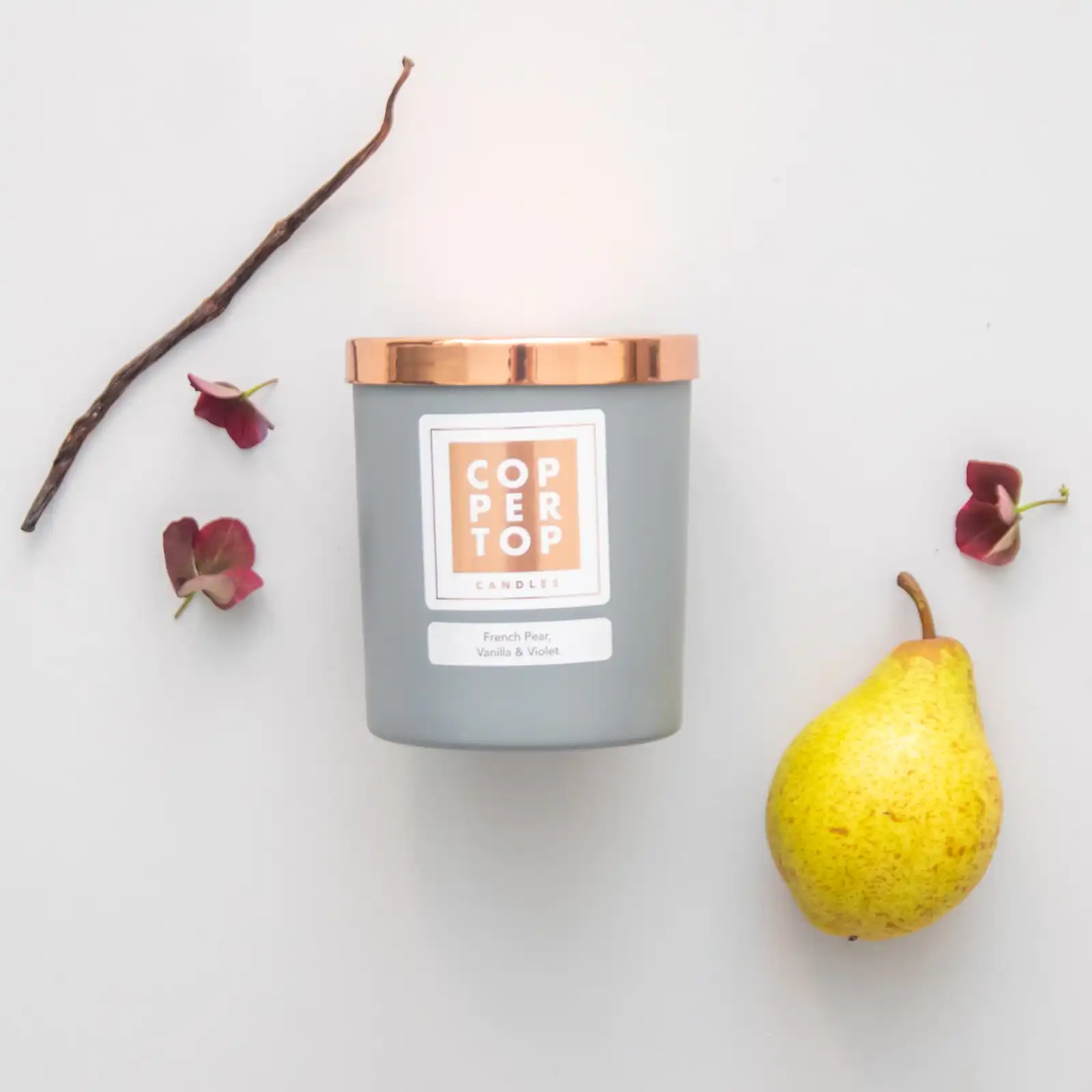 Thumbnail: French Pear, Vanilla & Violet Aromatherapy Soy Wax Candle