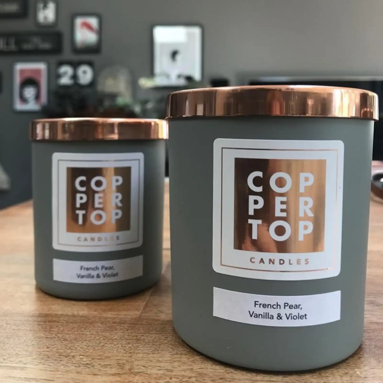 Thumbnail: French Pear, Vanilla & Violet Aromatherapy Soy Wax Candle