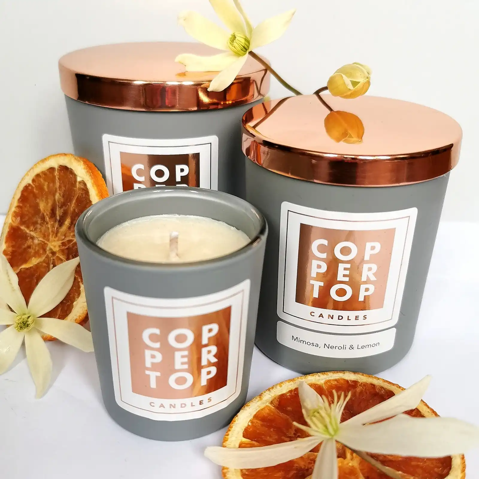 Thumbnail: Mimosa, Neroli & Lemon Aromatherapy Soy Wax Candle
