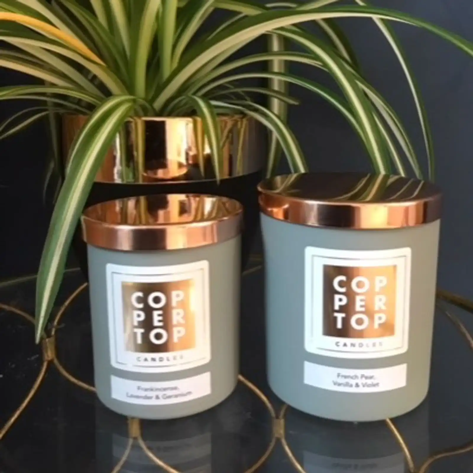 Thumbnail: Lemongrass, Pepper & Geranium Aromatherapy Soy Wax Candle