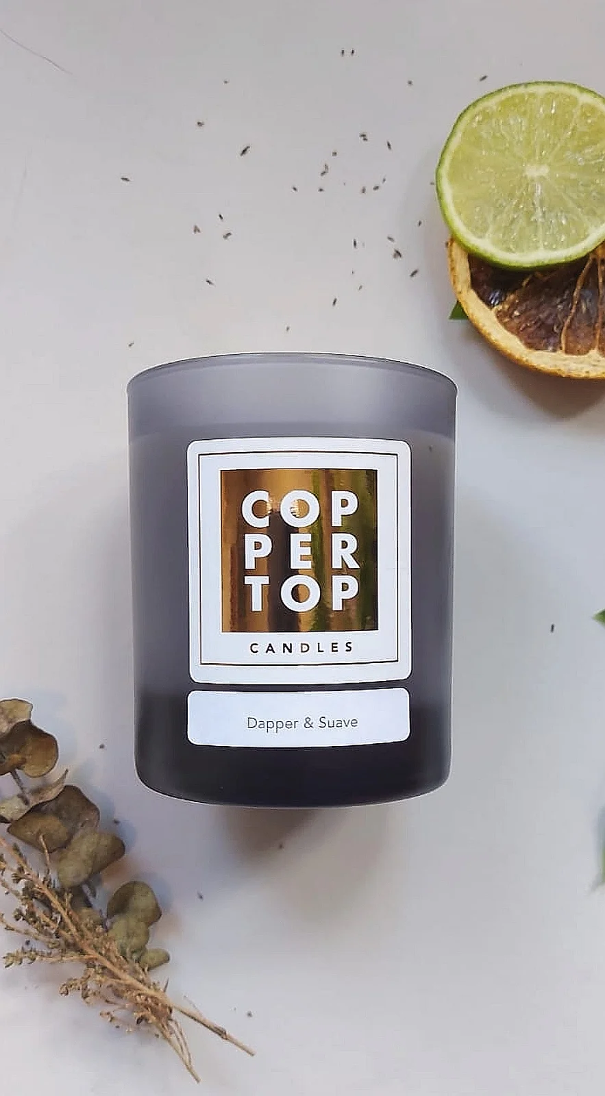 Dapper & Suave Aromatherapy Soy Wax Candle